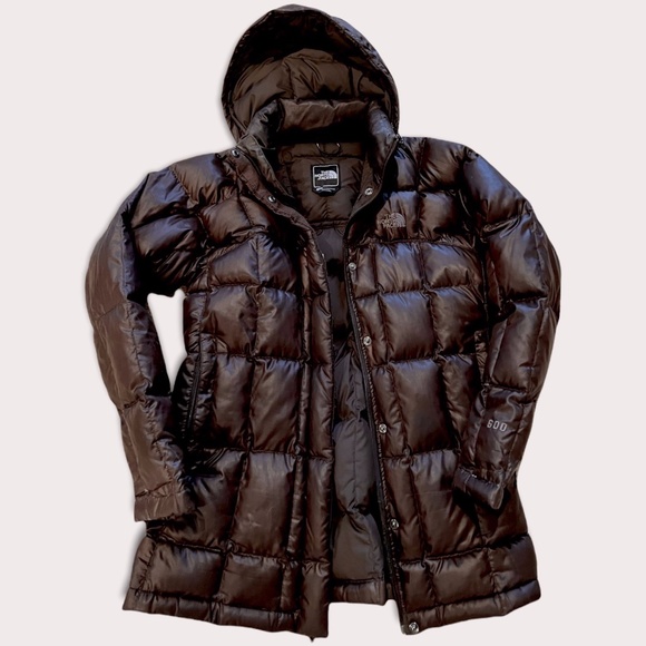 The North Face Jackets \u0026 Coats | The North Face 600 Goose Down Quilted Puffer Coat Dark Brown Sz S | Color: Brown | Size: S | Pm-68102345's Closet